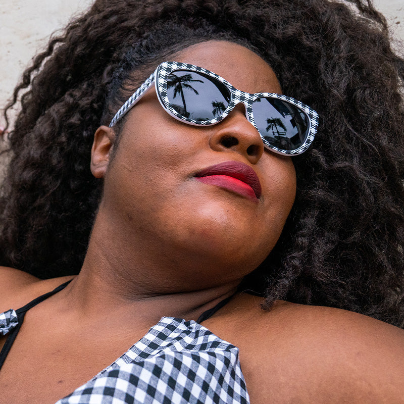 Gingham Is Sooo Last Season-The Runways-RUN goodr-4-goodr sunglasses